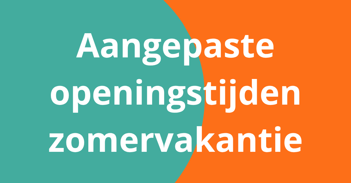 Tijdens de zomervakantie is het inloopspreekuur in de Waterwijk op maandagavond gesloten. Vanaf 14 juli tot en met 18 augustus is er op maandagavond dus géén inloopspreekuur. Ook is Inloophuis Waterwijk van 4 tot en met 8 augustus de hele week gesloten. Inloophuis Open Haven is die week erop van 11 tot en met 15 […]